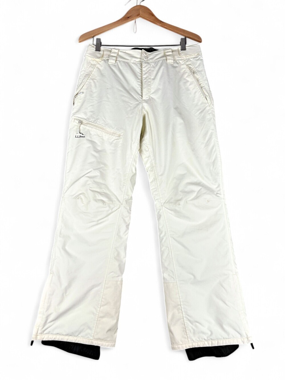 L.L.Bean Women's Insulated Ski Snow Pants M White